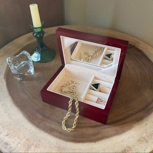 Vintage Wood Jewelry Box